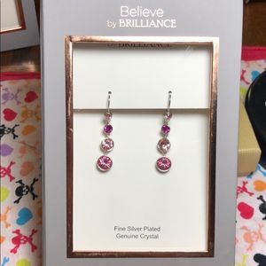 Believe by Brilliance drop earrings